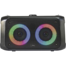 Enceinte portable de 100W - PARTY - PARTY-STREET2 - Sur batterie avec Bluetooth et effet lumineux LED - Noir