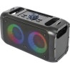 Enceinte portable de 100W - PARTY - PARTY-STREET2 - Sur batterie avec Bluetooth et effet lumineux LED - Noir