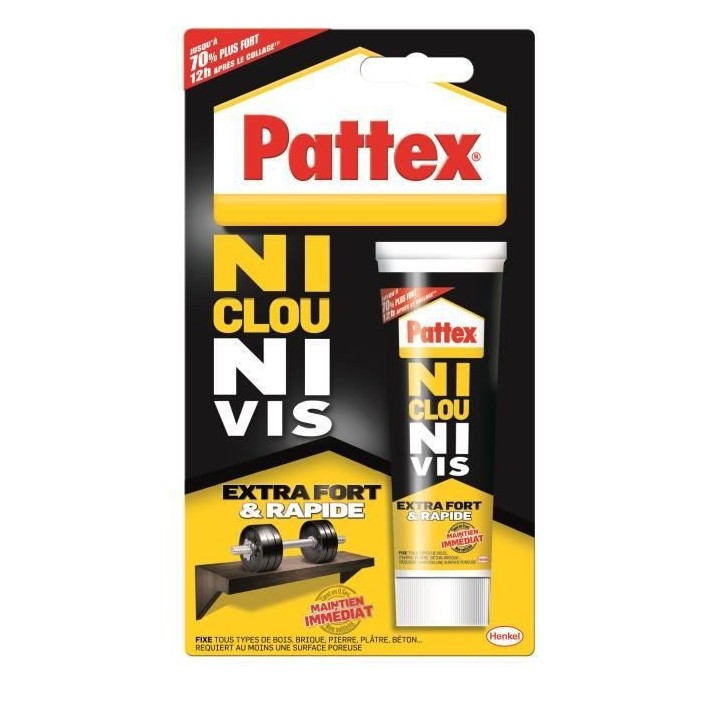 Colle PATTEX Ni clou Ni vis 52g