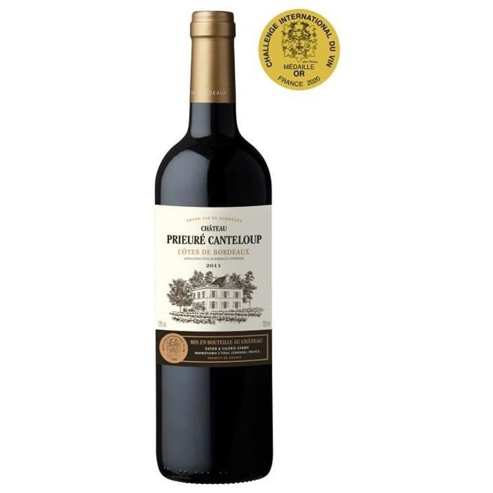 Château Prieuré Canteloup 2011 Côtes de Bordeaux - Vin rouge de Bor