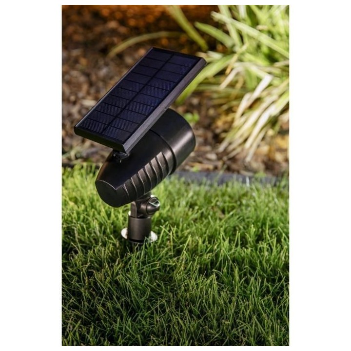 Spot solaire tres éclairant plastique