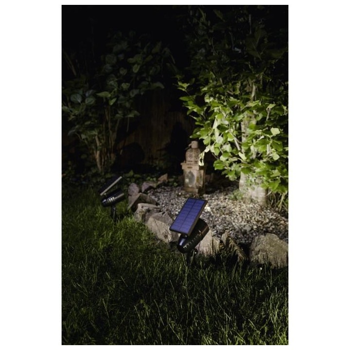 Spot solaire tres éclairant plastique