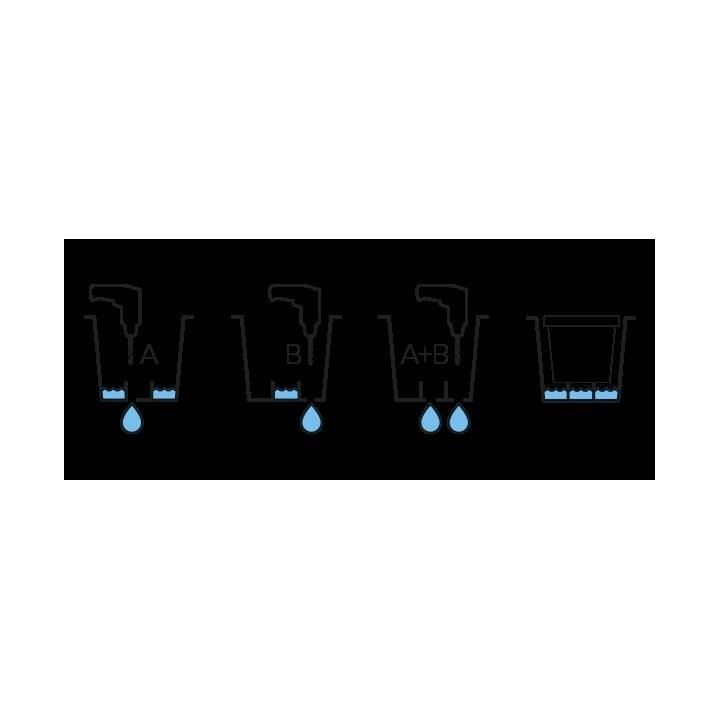 Pot de fleurs d'extérieur JOY, Pot Rond, Coloris Blanc - Ø48,8 x H.4