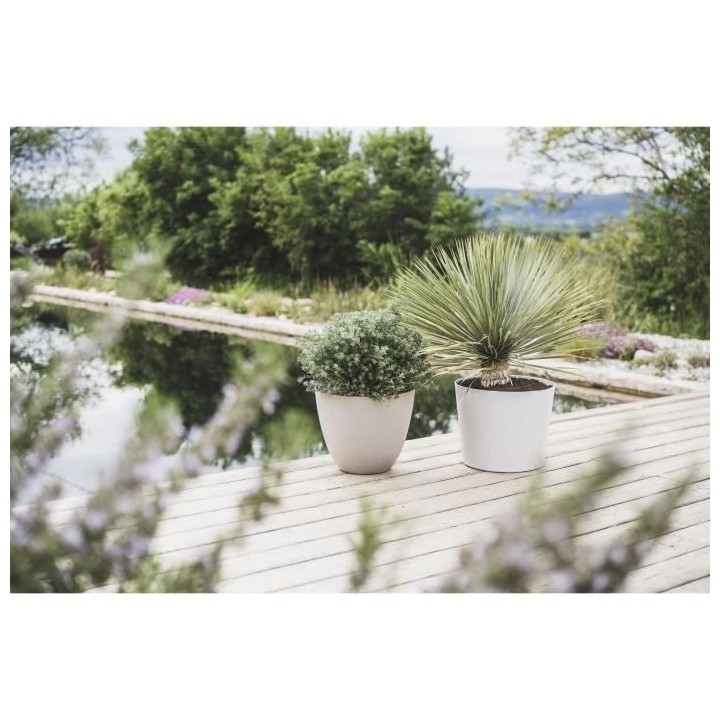 Pot de fleurs conique ELEMENT - Pour intérieur et extérieur - Finiti