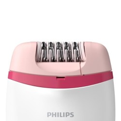 PHILIPS BRP506/00 Coffret Epilation Corps, Visage et Maillot - Epilateur électrique Satinelle Compact + Tondeuse zones sensible