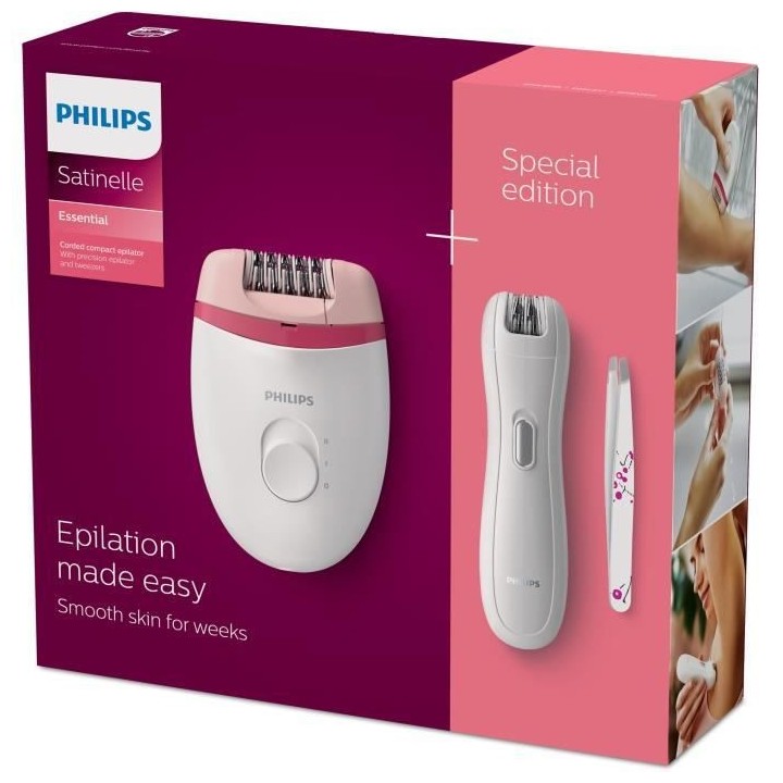 PHILIPS BRP506/00 Coffret Epilation Corps, Visage et Maillot - Epilate