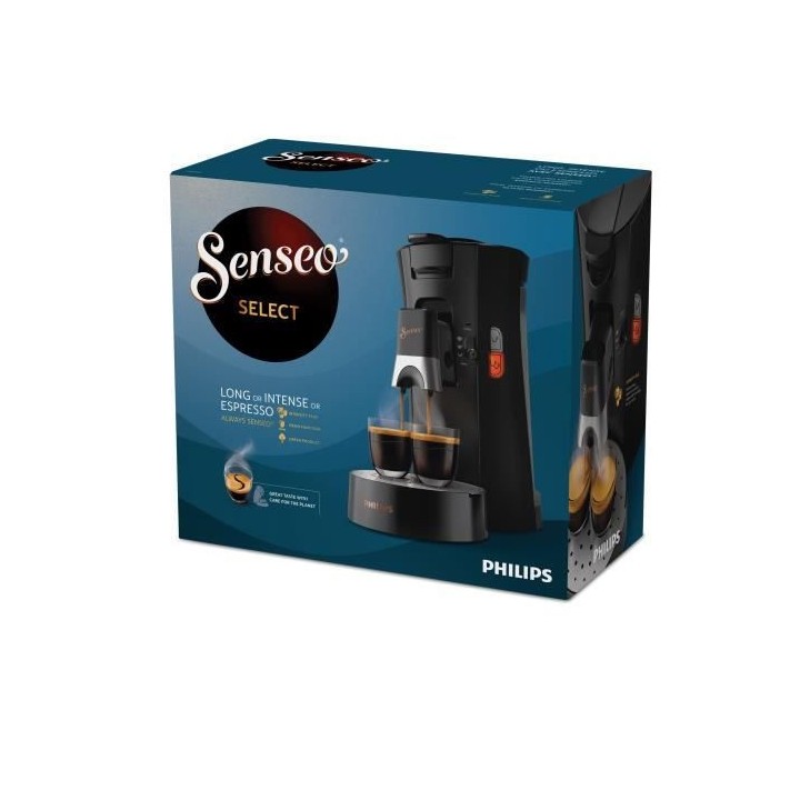Machine a café dosette SENSEO SELECT Philips CSA240/61, Intensity Plu
