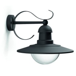 PHILIPS Topiary Applique murale extérieure - Noire - 1x60W - 230V