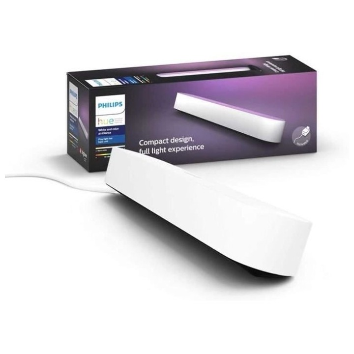 Philips Hue Play White & Color Ambiance, kit de base x 1, Blanc, fonct