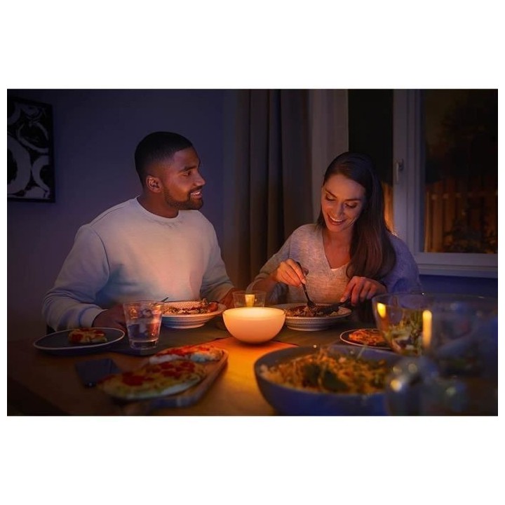 Philips Hue Go Lampe portable connectée White and Color Compatible Bl