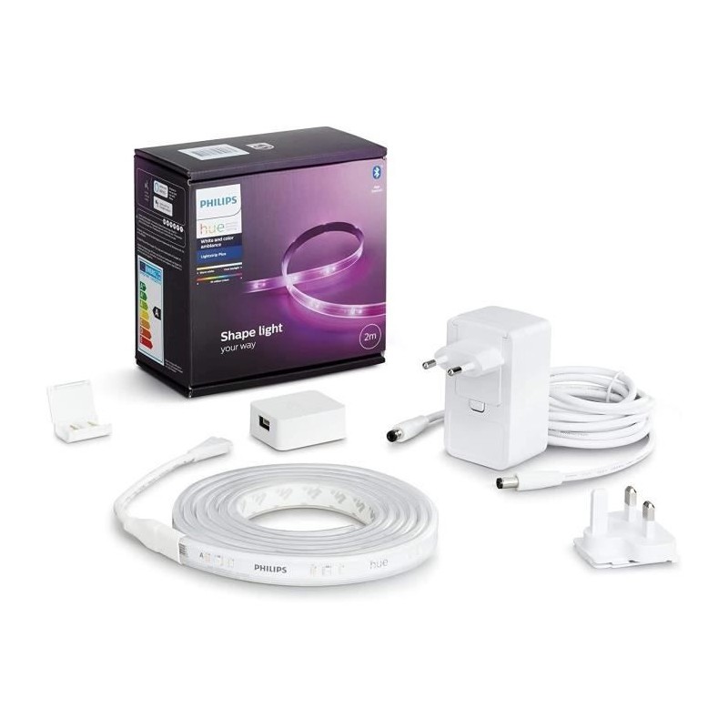 Hue Ambiance White & Color - PHILIPS - Indoor LightStrips Plus - 2 m - Bluetooth