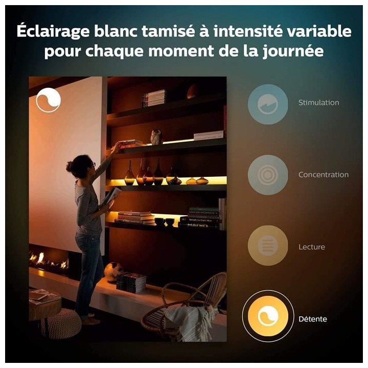 Hue Ambiance White & Color - PHILIPS - Indoor LightStrips Plus - 2 m -