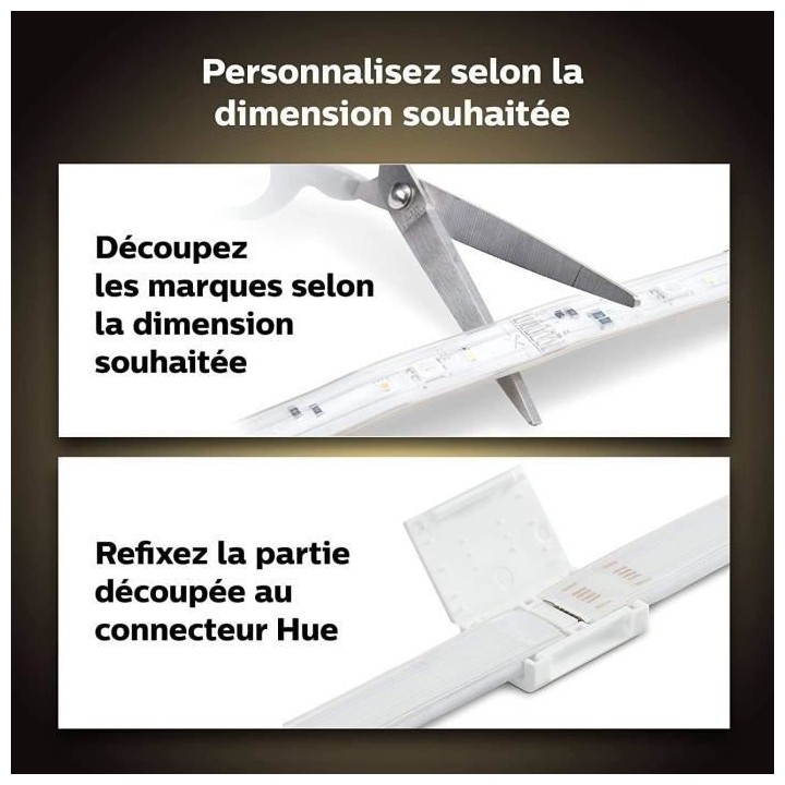 Hue Ambiance White & Color - PHILIPS - Indoor LightStrips Plus - 2 m -