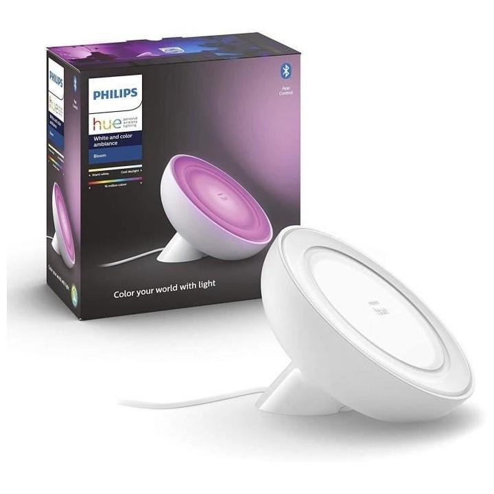 Philips Hue White & Color Ambiance, lampe Bloom, 4eme génération - B