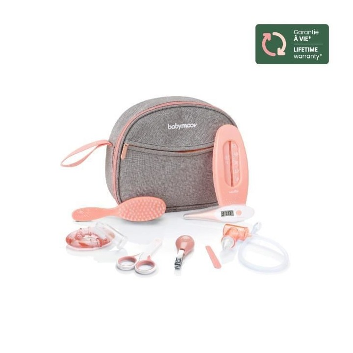 Babymoov Kit de soin pour bébés 9 pcs Couleur peche et gris