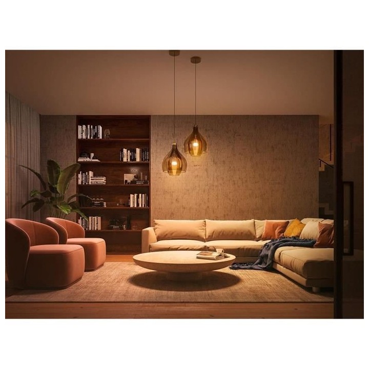Philips Hue White, ampoule LED connectée E27, Equivalent 75W, 1100 lu