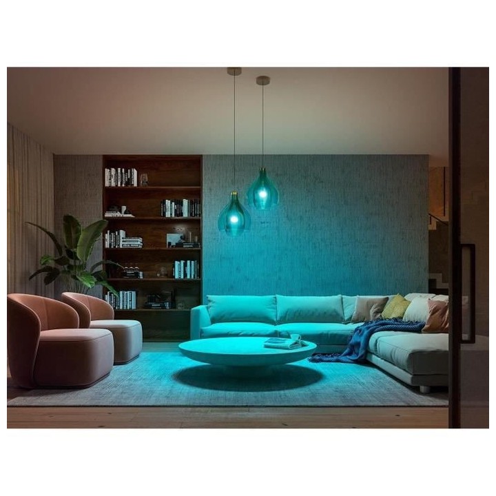 Philips Hue White & Color Ambiance, ampoule LED connectée E27,Equival