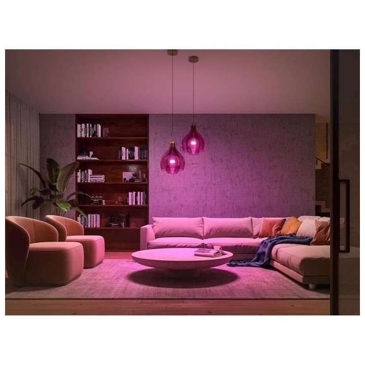 Philips Hue White & Color Ambiance, ampoule LED connectée E27,Equival