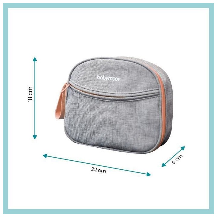 Babymoov Kit de soin pour bébés 9 pcs Couleur peche et gris