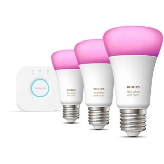 Philips Hue White and Color Ambiance, Kit de démarrage 3 ampoules E27