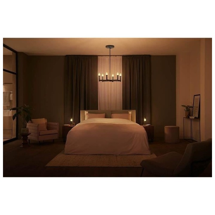 Philips Hue White Ambiance, ampoule LED connectée Filament E27, compa