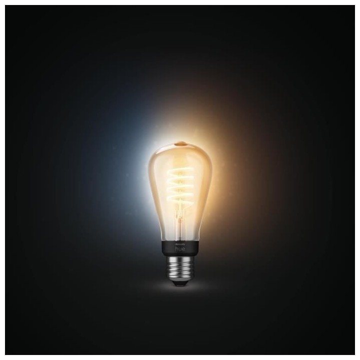 Philips Hue White Ambiance, ampoule LED connectée E27 Filament ST64,