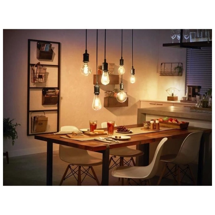 Philips Hue White Ambiance, ampoule LED connectée E27 Filament G93 Gl