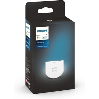 Philips Hue Module d'interrupteur mural, Blanc, fonctionne avec Alexa,