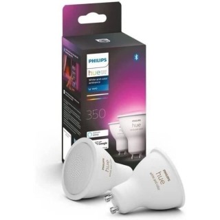 Philips Hue Ampoules LED Connectées White & Color Ambiance GU10, Blue