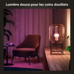 Philips Hue Ampoules LED Connectées White & Color Ambiance GU10, Bluetooth, pack de 2, fonctionne avec Alexa, Google et Homekit