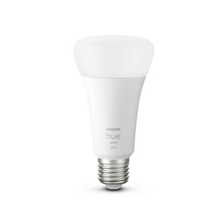 Philips Hue White, ampoule LED connectée E27 100W, 1600 lumen, compat