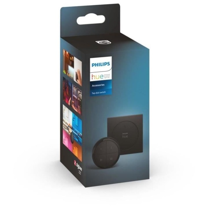Philips Hue bouton télécommande Tap Dial Switch, noir, permet le con