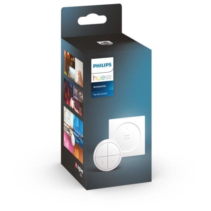 Philips Hue bouton télécommande Tap Dial Switch, blanc, permet le co