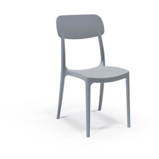 Lot de 4 chaises de jardin CALIPSO ARETA - 53 x 46 x H 88 cm - Bleu av