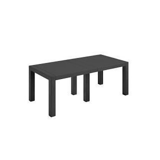 Table de jardin rectangulaire modulable 8 convives VULCANO - L200 x P1
