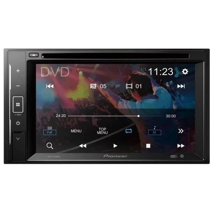 Autoradio - PIONEER - AVH-A240DABDAB - DVD - USB - 2 DIN - 6,2 - DAB+