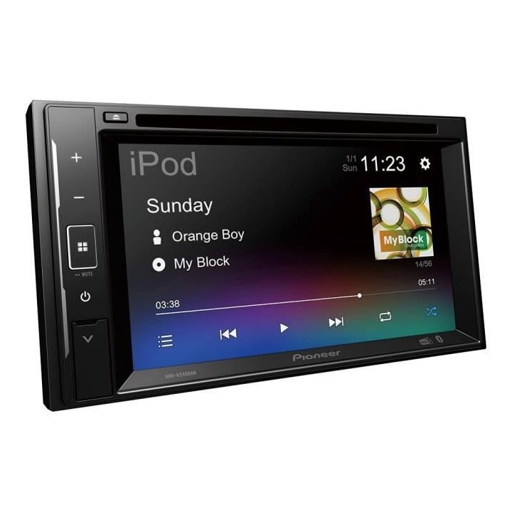 Autoradio - PIONEER - AVH-A240DABDAB - DVD - USB - 2 DIN - 6,2 - DAB+