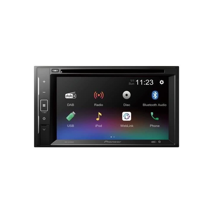 Autoradio - PIONEER - AVH-A240DABDAB - DVD - USB - 2 DIN - 6,2 - DAB+