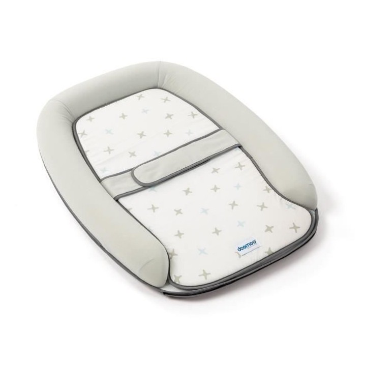 BABYMOOV Matelas a langer doomoo gris / bleu