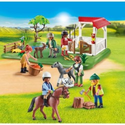 PLAYMOBIL - 70978 - My Figures: Ranch équestre - Figures - Combine tes personnages Animaux & Nature