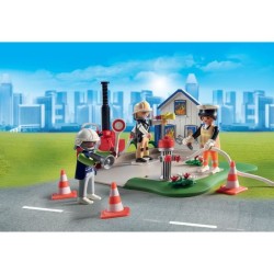 PLAYMOBIL - 70980 - My Figures: Secouristes - Figures - Combine tes personnages Ville & Métiers