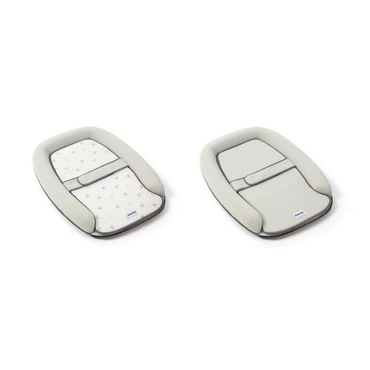 BABYMOOV Matelas a langer doomoo gris / bleu