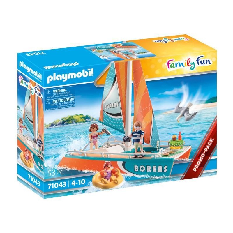 PLAYMOBIL - 71043 - Family Fun - Promo Pack Catamaran