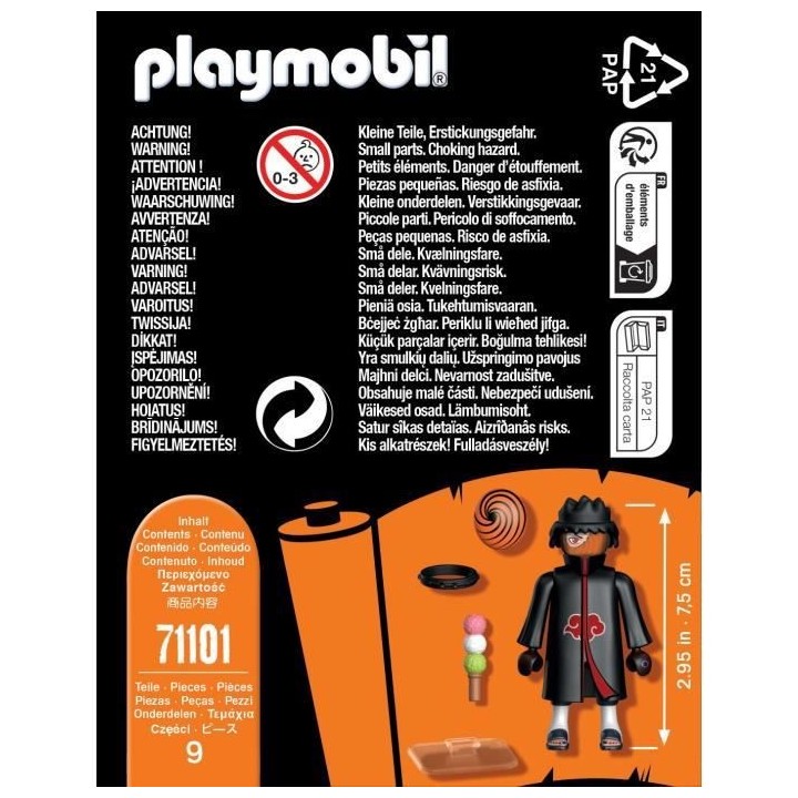 PLAYMOBIL - 71101 - Tobi (Obito) - Naruto Shippuden
