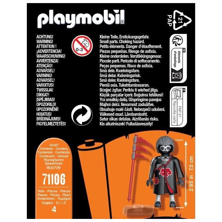 PLAYMOBIL - 71106 - Hidan - Naruto Shippuden