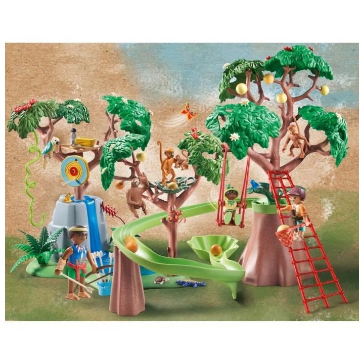 PLAYMOBIL - 71142 - Wiltopia - Aire de jeu tropicale de la jungle