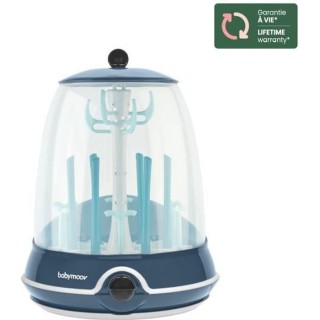 BABYMOOV Turbo Steam(+) - 2 en 1, Stérilisateur biberons vapeur et Eg