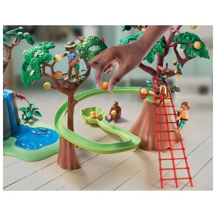 PLAYMOBIL - 71142 - Wiltopia - Aire de jeu tropicale de la jungle