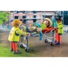 PLAYMOBIL - 71202 - City Action Les Secouristes - Ambulance avec effets lumineux et sonore