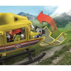 PLAYMOBIL - 71203 - City Action Les Secouristes - Hélicoptere de secours